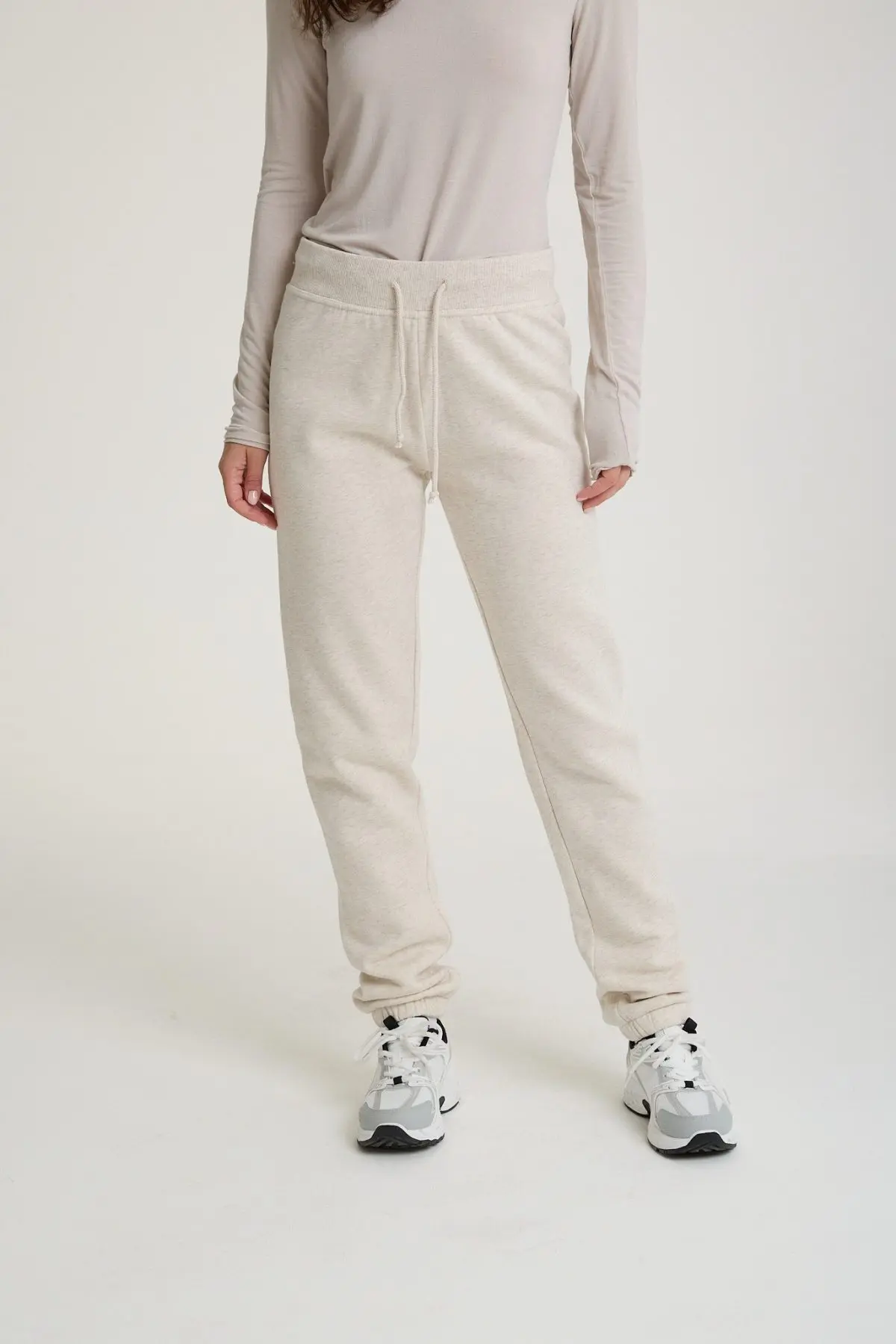 ⁦מכנס פוטר מלאנז' בייסיק⁩ – תמונה ⁦2⁩