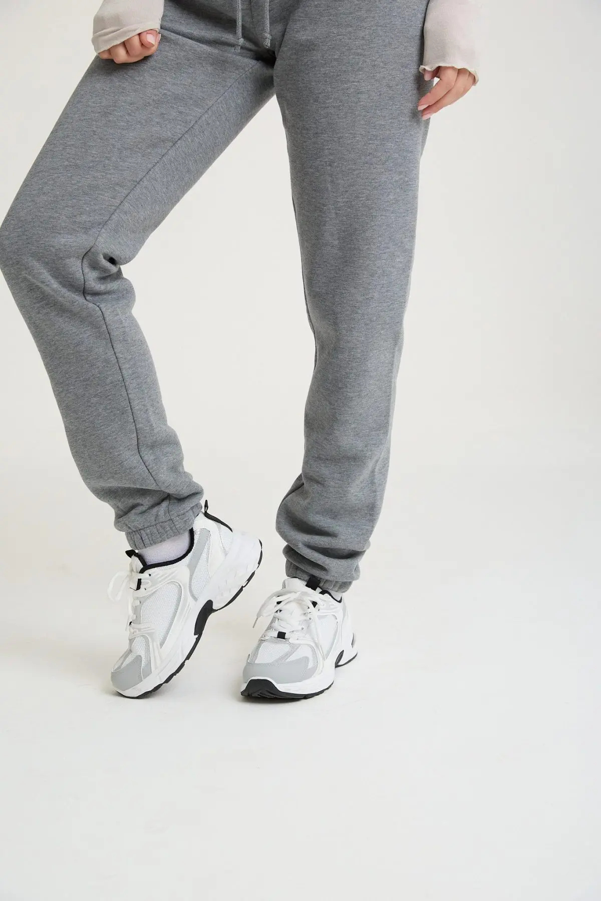 ⁦מכנס פוטר מלאנז' בייסיק⁩ – תמונה ⁦3⁩