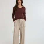 סריג צווארון עגול בייסיק