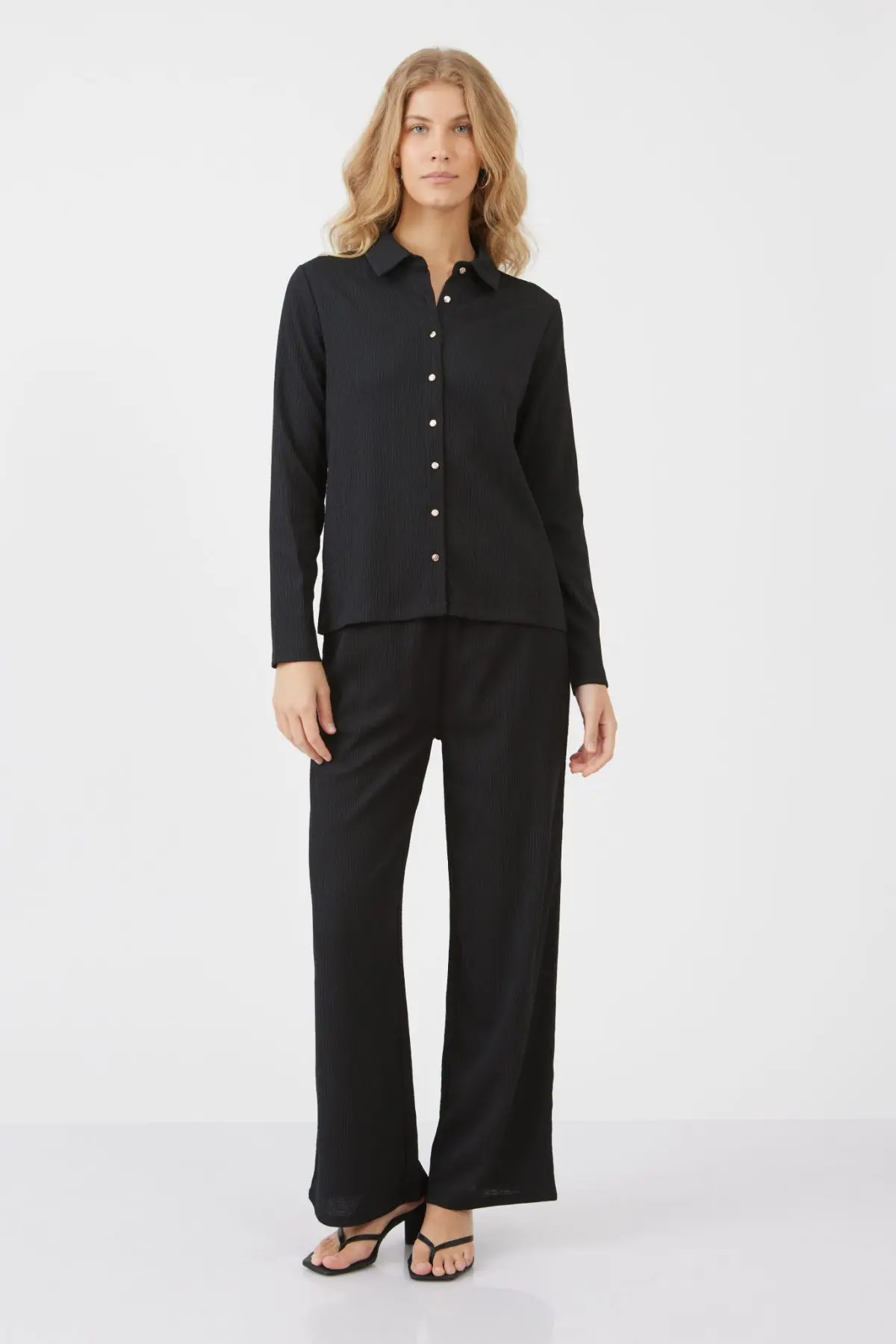 ⁦מכנס סרוג- חלק מסט⁩ – תמונה ⁦4⁩