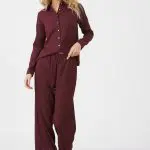 מכנס סרוג- חלק מסט