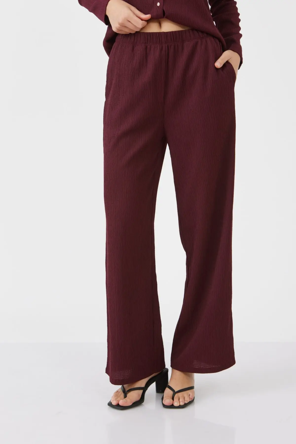 ⁦מכנס סרוג- חלק מסט⁩ – תמונה ⁦3⁩