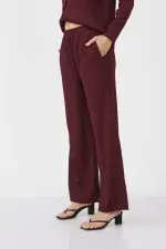 ⁦מכנס סרוג- חלק מסט⁩ – תמונה ⁦2⁩