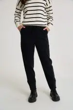 ⁦מכנס ארוג עם גומי⁩ – תמונה ⁦2⁩