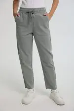 ⁦מכנס ארוג עם גומי⁩ – תמונה ⁦6⁩