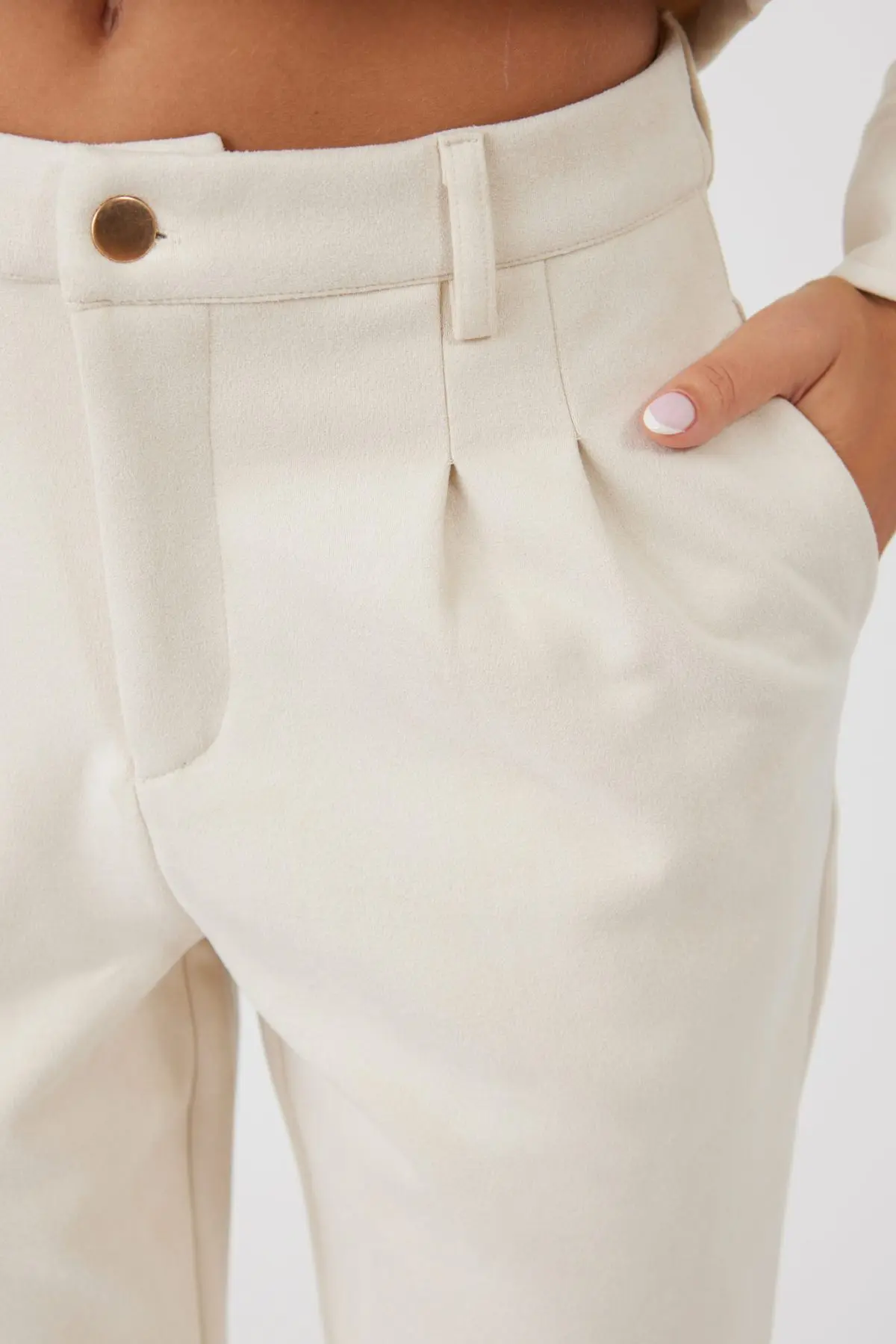 ⁦מכנס זמש⁩ – תמונה ⁦8⁩