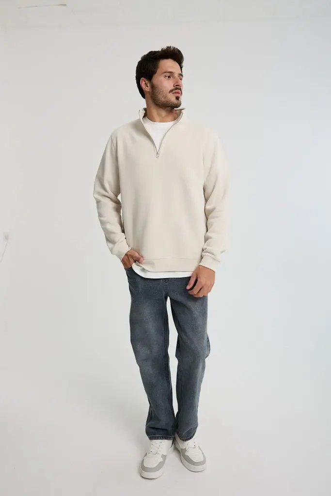 טופ פוטר עם חצי רוכסן