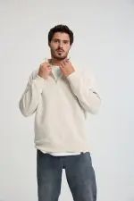 ⁦טופ פוטר עם חצי רוכסן⁩ – תמונה ⁦3⁩