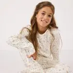 פיג'מה מודפסת בנות