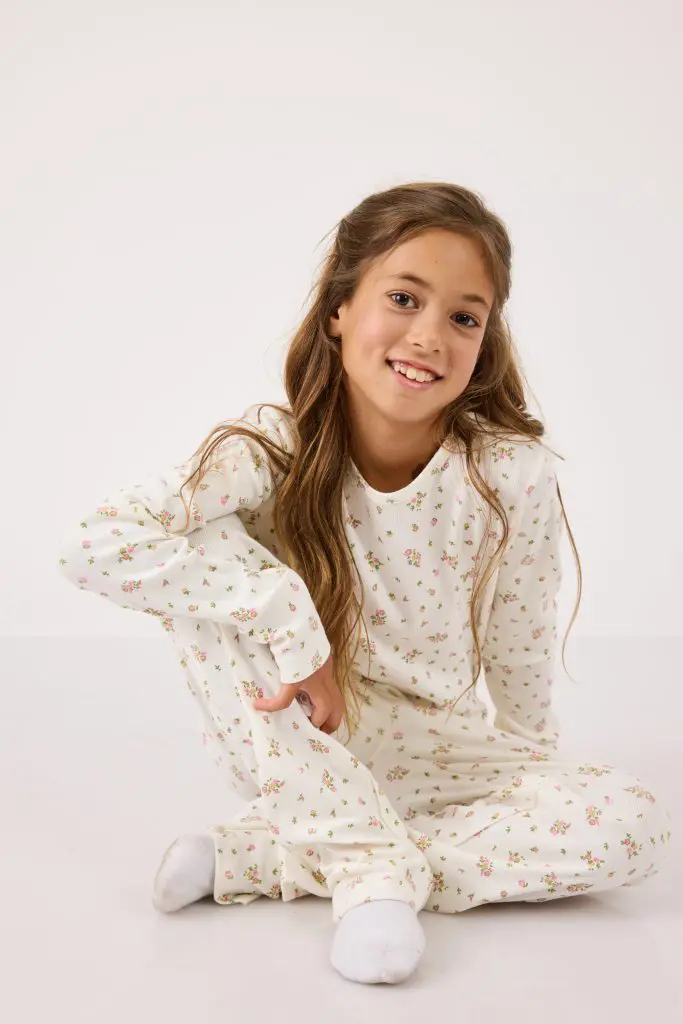 פיג'מה מודפסת בנות