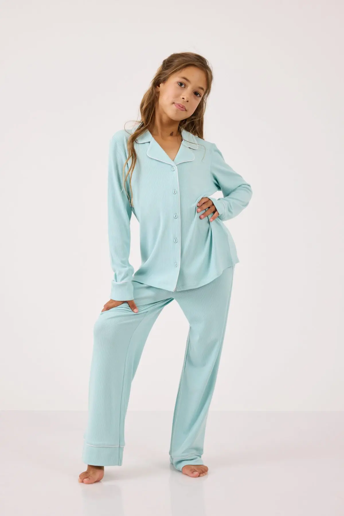 ⁦פיג'מת ריב בנות⁩ – תמונה ⁦5⁩