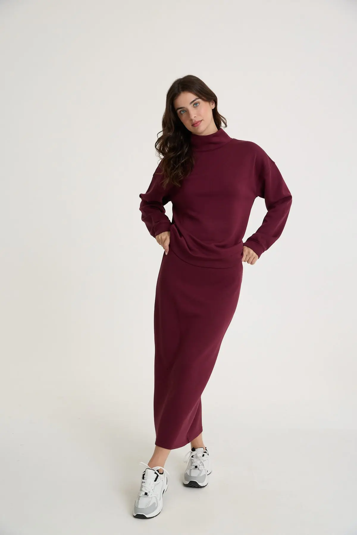 ⁦צווארון Oversize טופ⁩ – תמונה ⁦6⁩