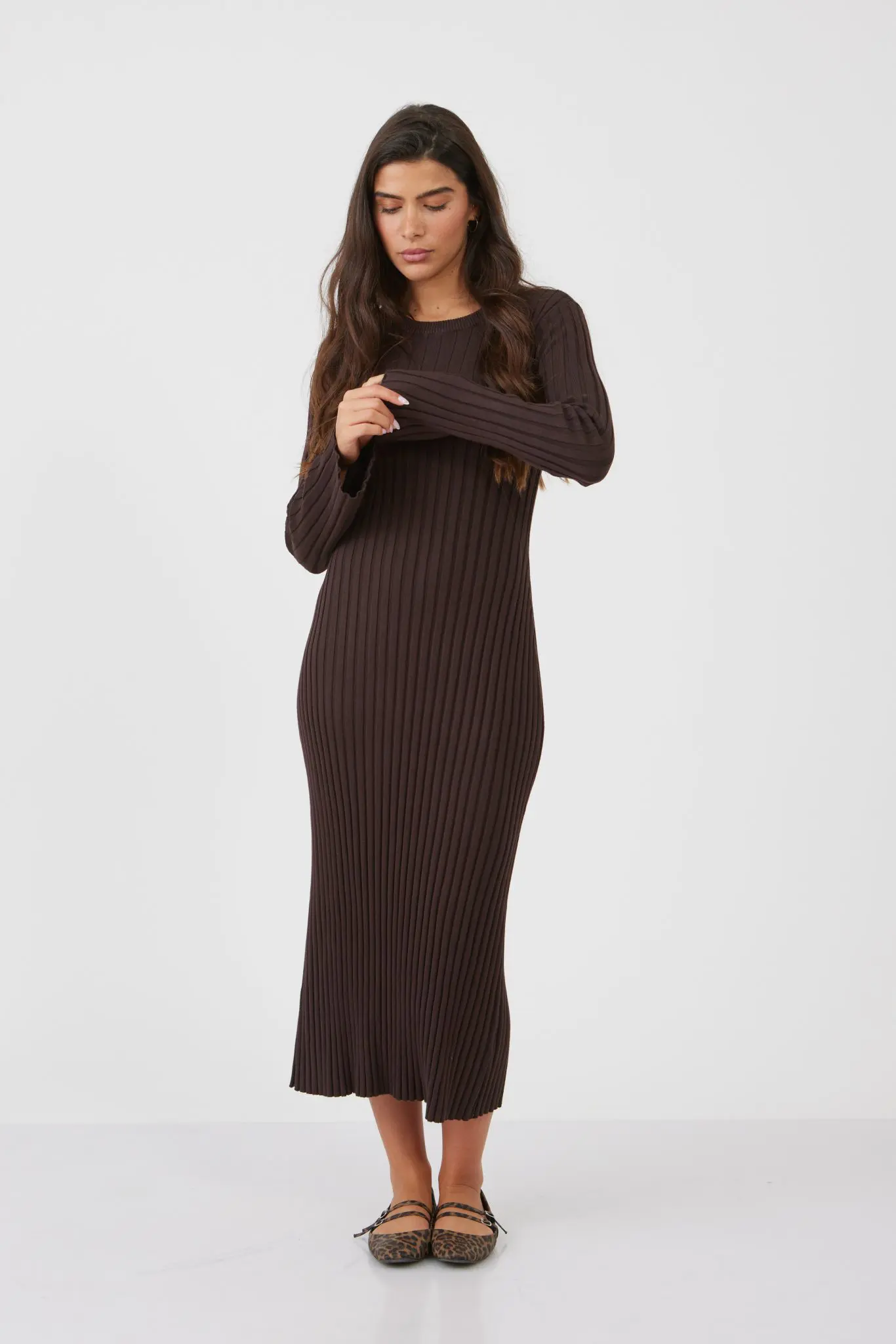 שמלת סריג שמלת סריג