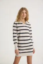 ⁦שמלת סריג פולו⁩ – תמונה ⁦3⁩