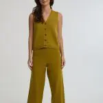 מכנס סריג- חלק מסט