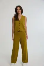 מכנס סריג- חלק מסט