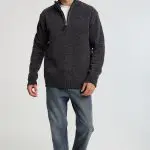 סריג עם חצי רוכסן