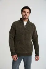 ⁦סריג עם חצי רוכסן⁩ – תמונה ⁦6⁩