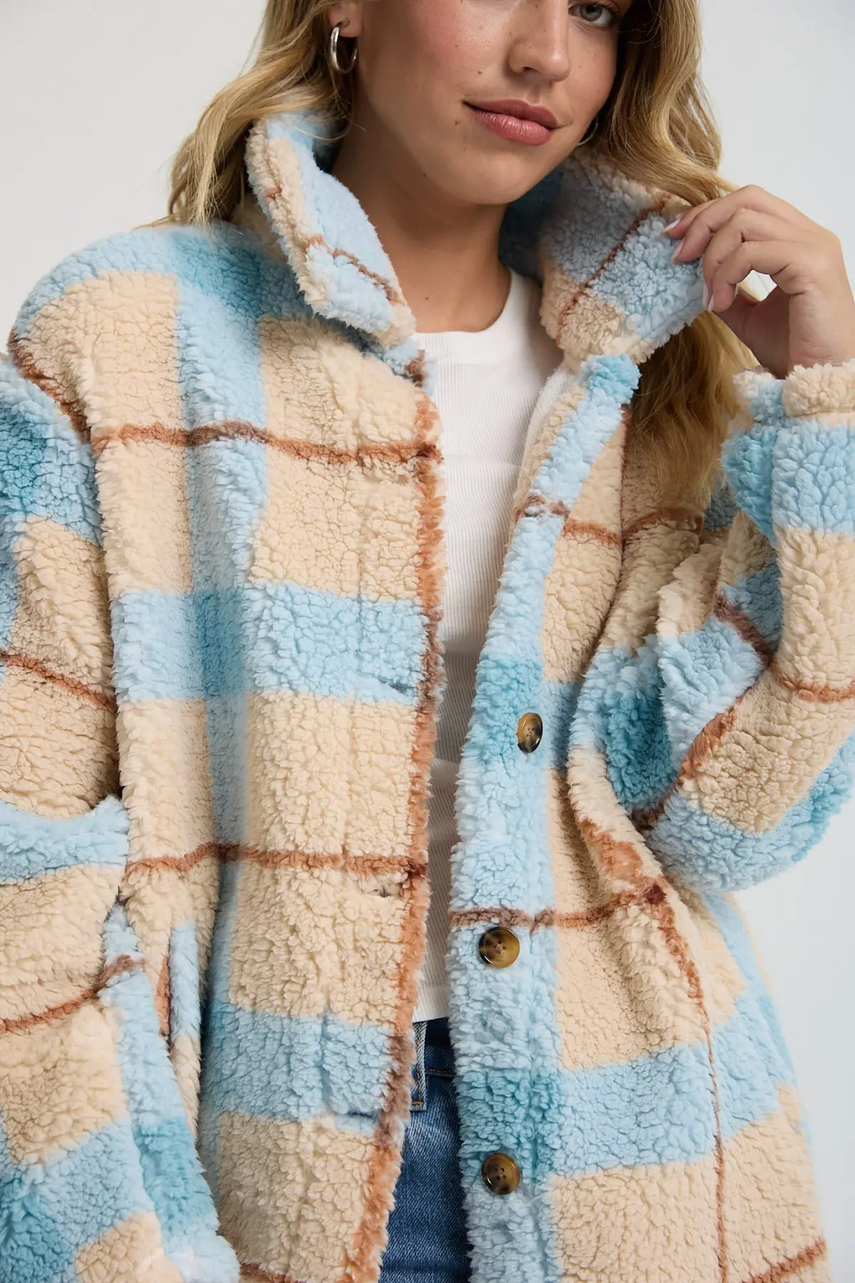 ⁦ג'קט אפרוח מודפס⁩ – תמונה ⁦3⁩