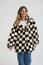 ⁦ג'קט אפרוח מודפס⁩ – תמונה ⁦4⁩