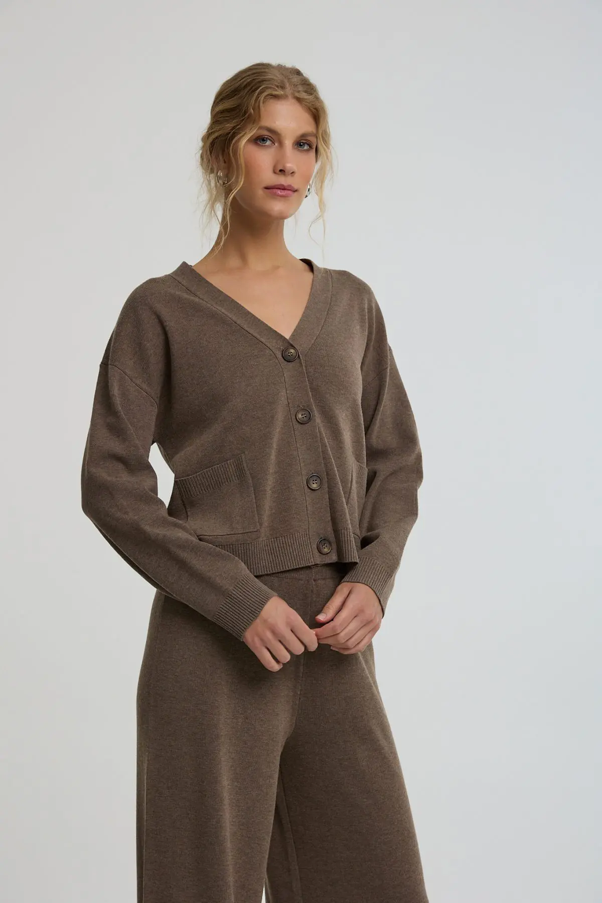 ⁦קרדיגן חלק מסט⁩ – תמונה ⁦2⁩