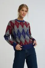 ⁦סריג מודפס עבה⁩ – תמונה ⁦2⁩