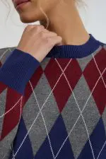 ⁦סריג מודפס עבה⁩ – תמונה ⁦3⁩