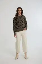 ⁦סריג מודפס עבה⁩ – תמונה ⁦5⁩