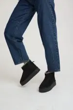 מגף עם פרווה נשים