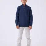 סריג עם חצי רוכסן