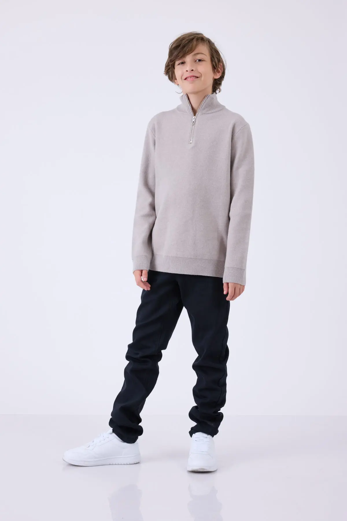 ⁦סריג עם חצי רוכסן⁩ – תמונה ⁦4⁩