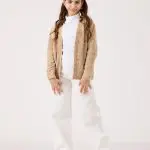 קרדיגן סריג עם כפתורים