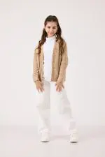 קרדיגן סריג עם כפתורים