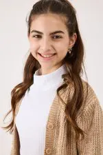 ⁦קרדיגן סריג עם כפתורים⁩ – תמונה ⁦2⁩