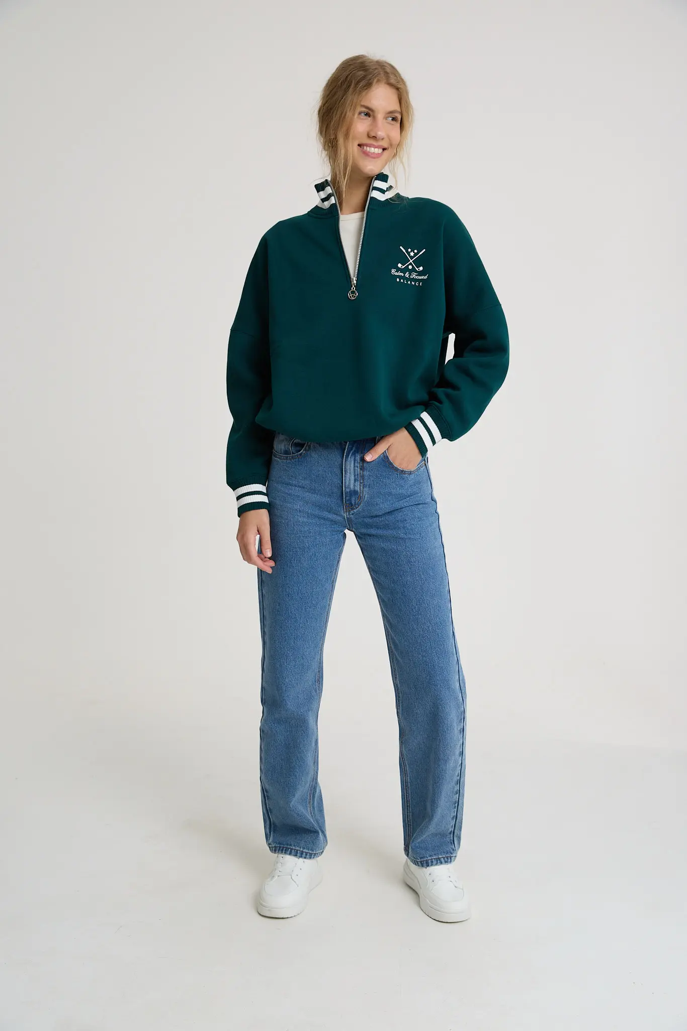 טופ פוטר חצי רוכסן טופ פוטר חצי רוכסן