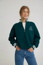 ⁦טופ פוטר חצי רוכסן⁩ – תמונה ⁦2⁩