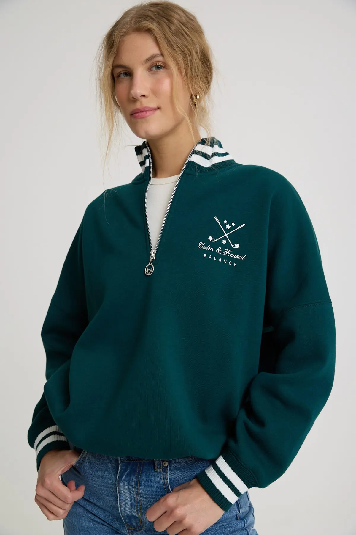 ⁦טופ פוטר חצי רוכסן⁩ – תמונה ⁦3⁩