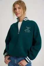 ⁦טופ פוטר חצי רוכסן⁩ – תמונה ⁦3⁩