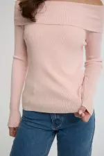 ⁦סריג עם כתפיים חשופות⁩ – תמונה ⁦3⁩