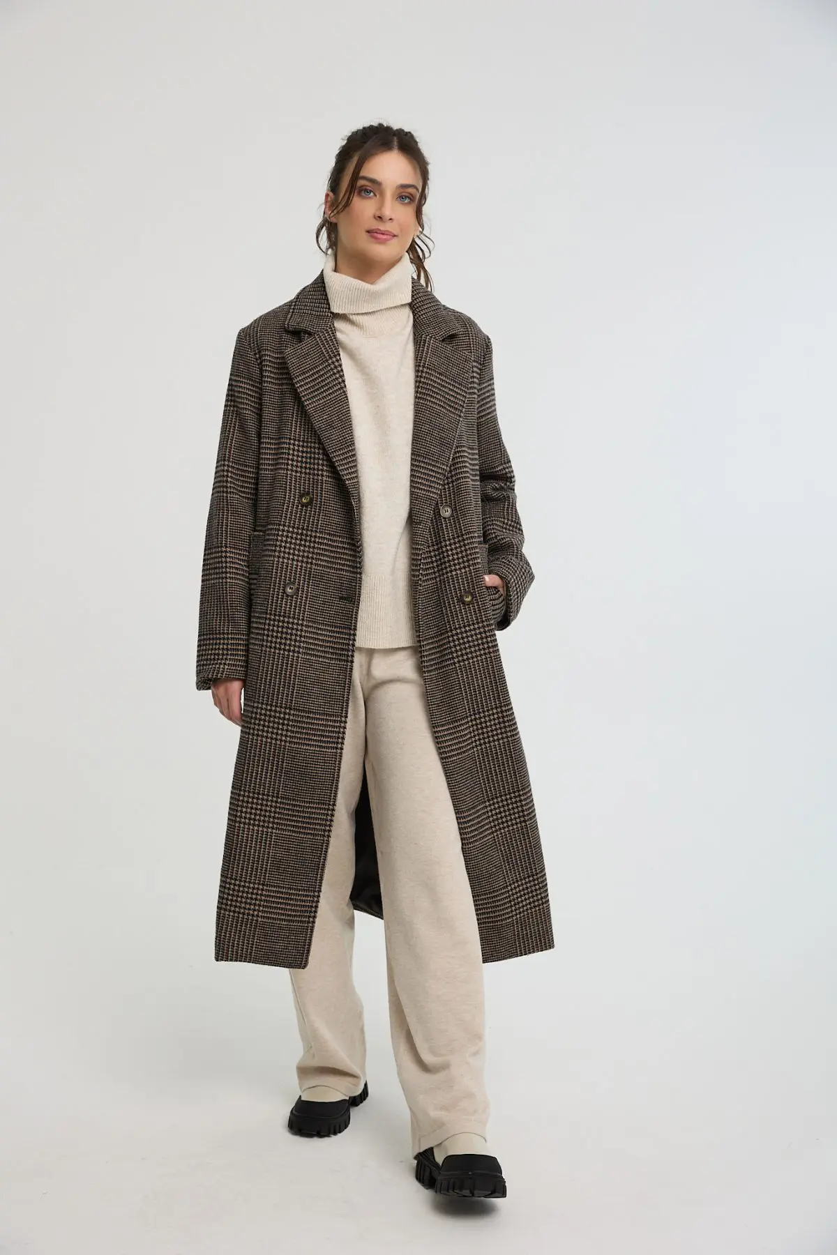 ⁦מעיל ארוך חלק⁩ – תמונה ⁦4⁩