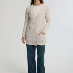 קרדיגן ארוך סרוג