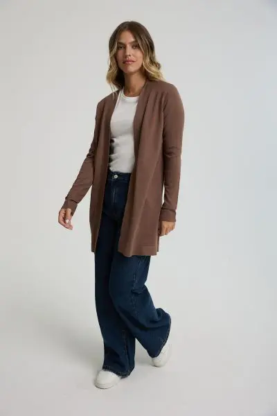 קרדיגן סריג ארוך