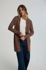 ⁦קרדיגן סריג ארוך⁩ – תמונה ⁦2⁩