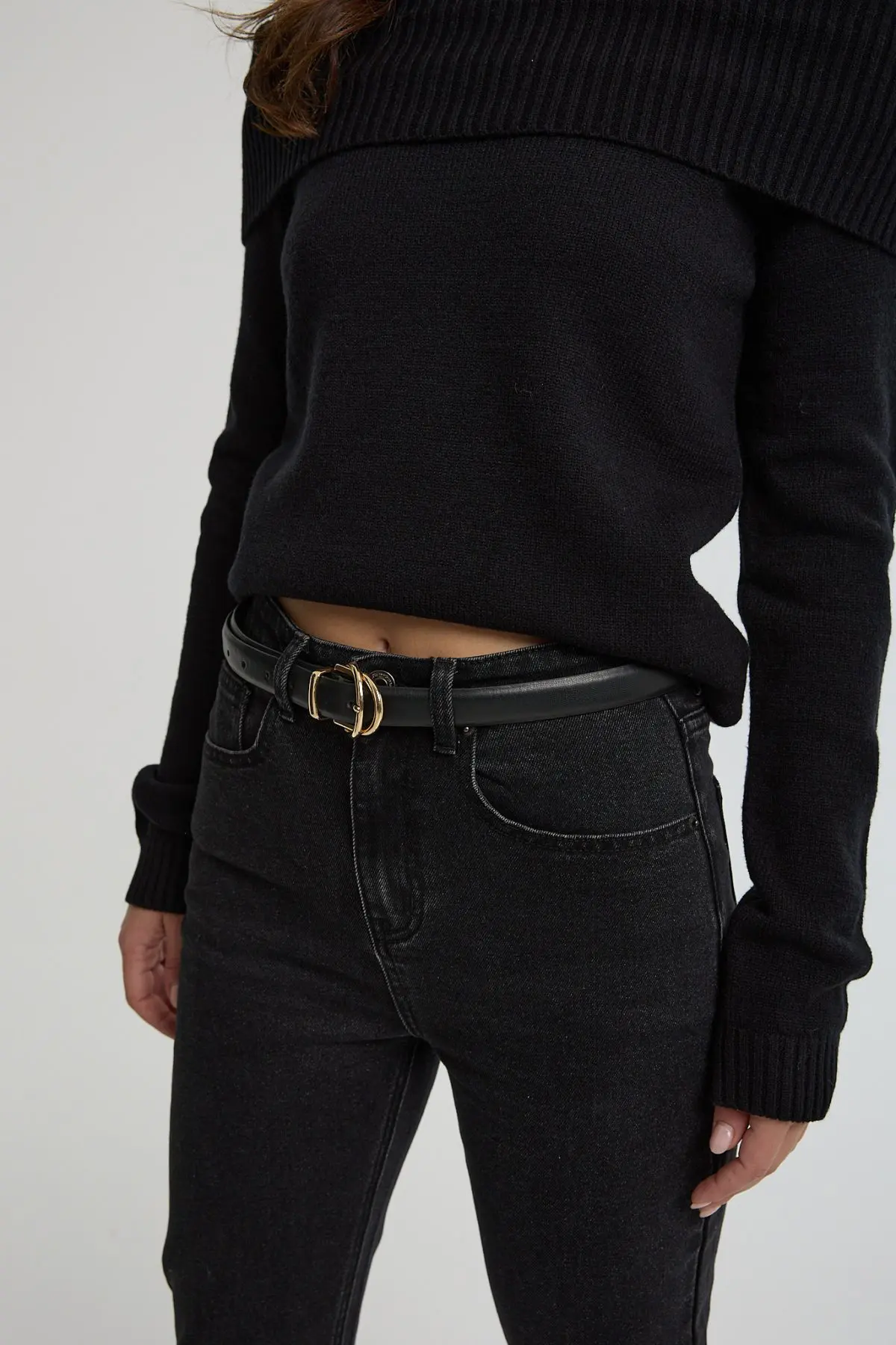 ⁦חגורת PU נשים⁩ – תמונה ⁦2⁩