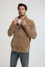 ⁦ג'קט סריג עם רוכסן⁩ – תמונה ⁦3⁩