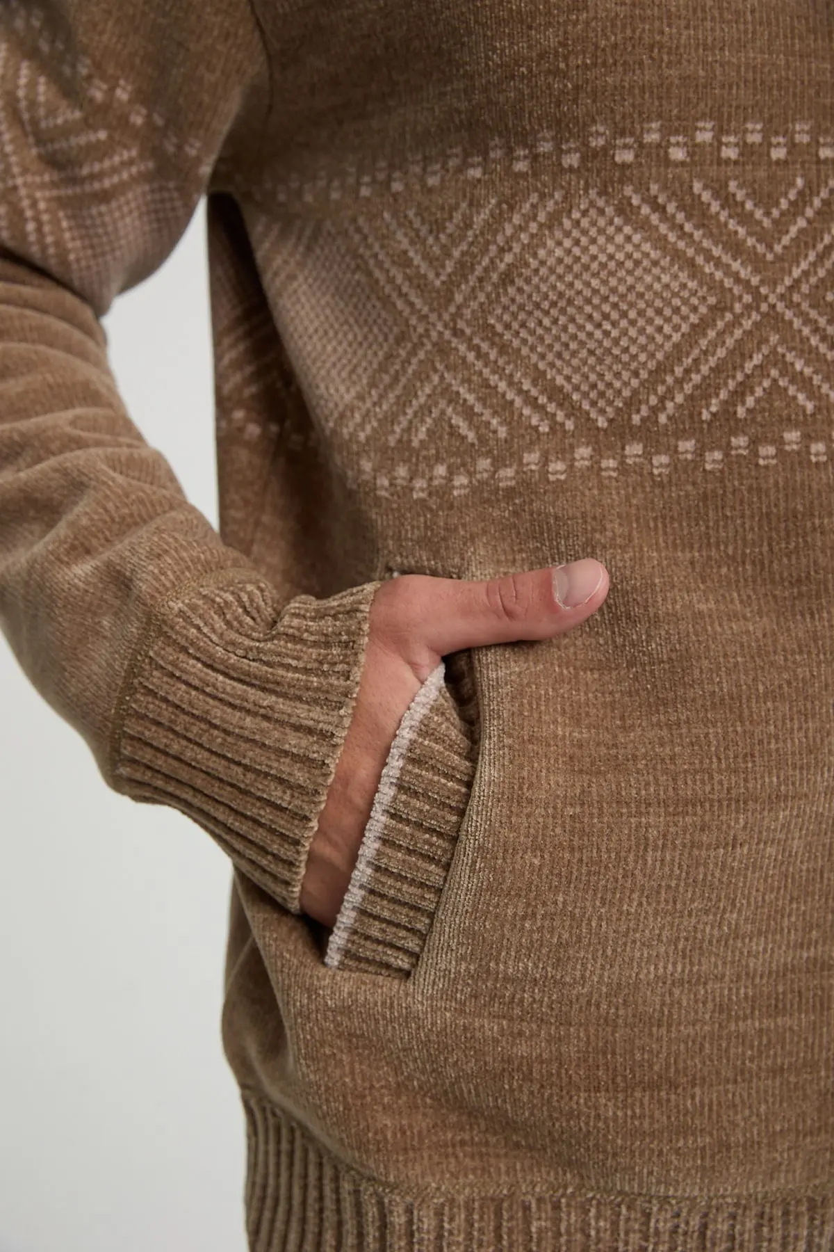 ⁦ג'קט סריג עם רוכסן⁩ – תמונה ⁦5⁩