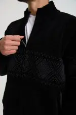 ⁦ג'קט סריג עם רוכסן⁩ – תמונה ⁦8⁩