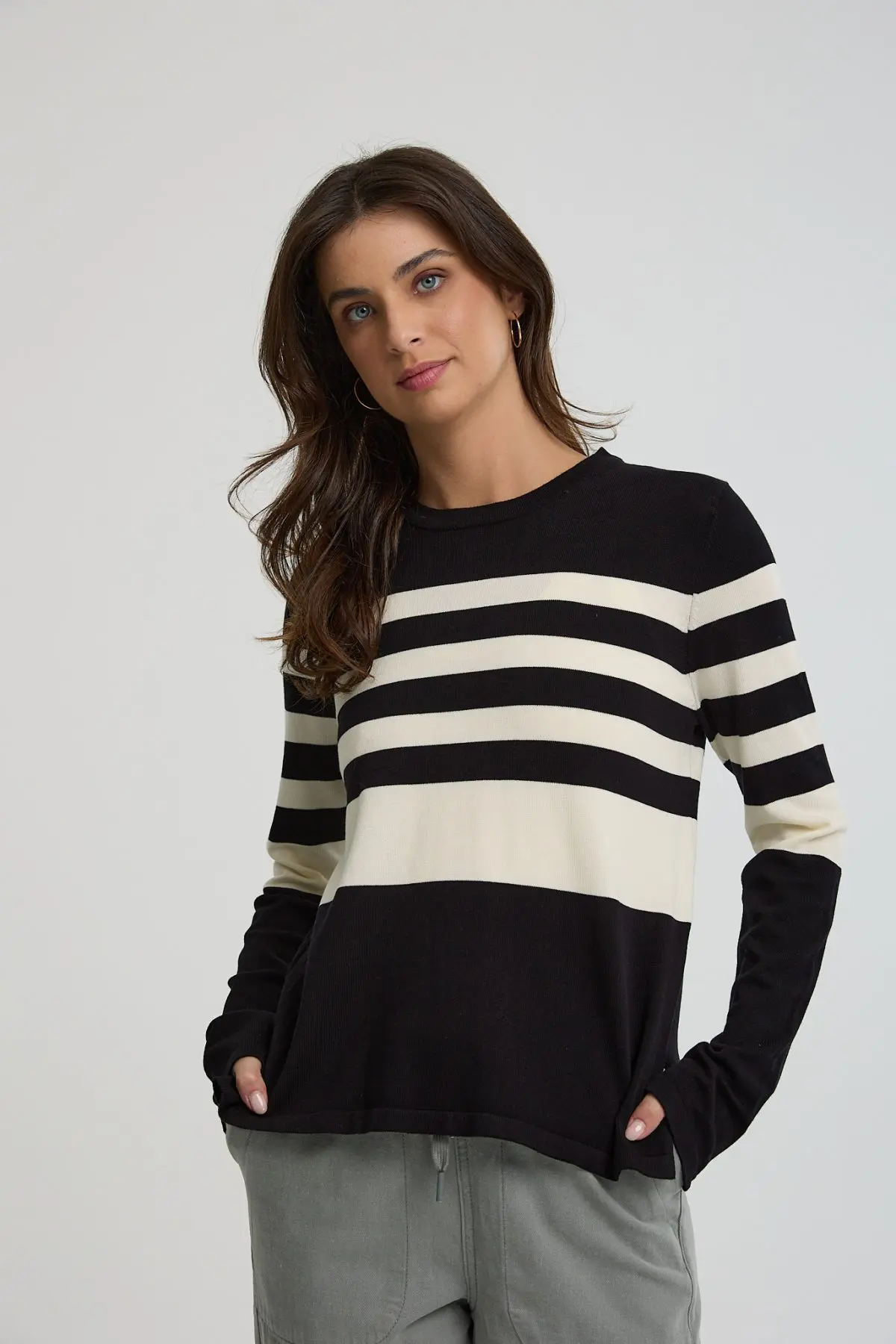 ⁦סריג פסים בייסיק⁩ – תמונה ⁦2⁩