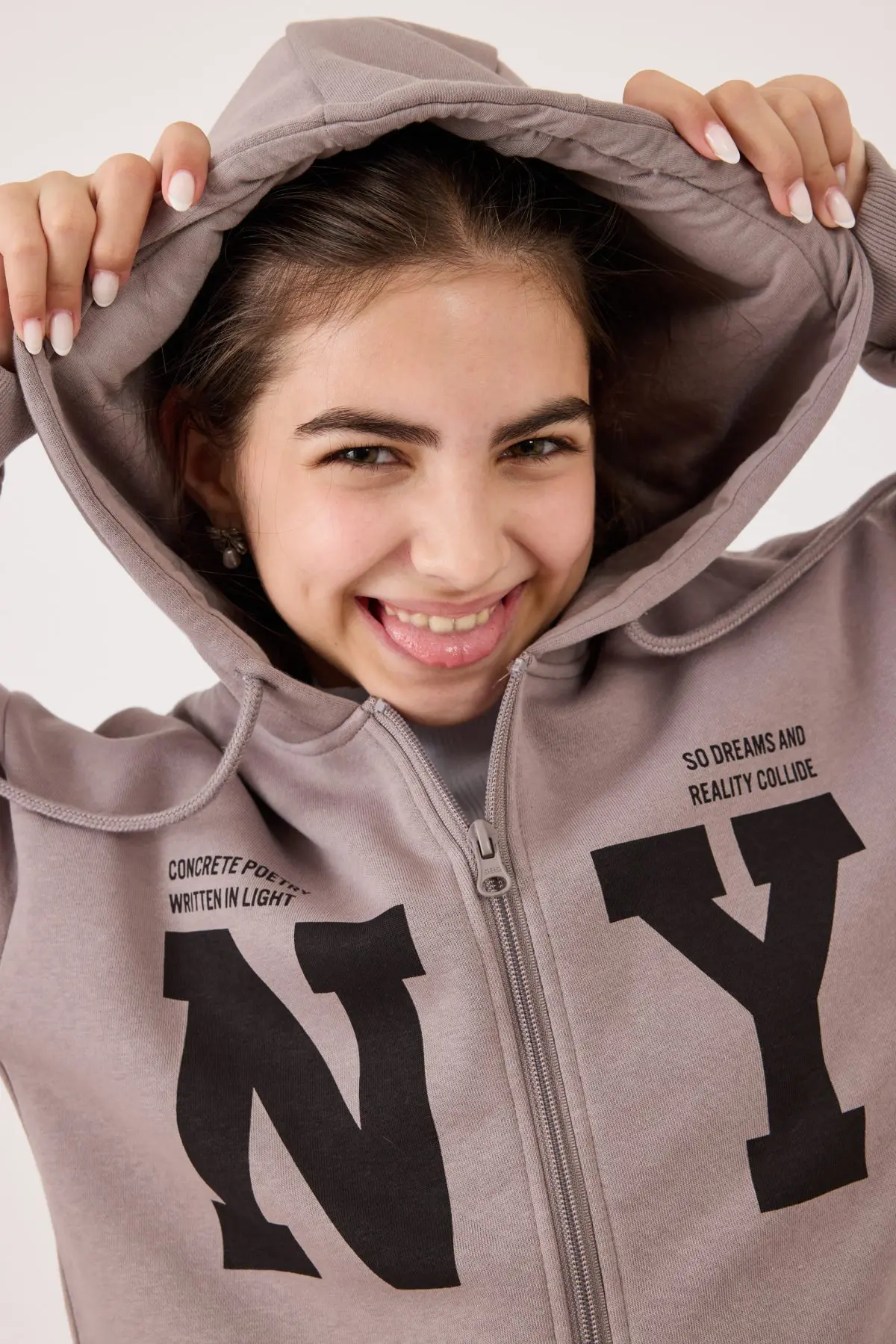 ⁦קפוצ'ון פוטר עם רוכסן⁩ – תמונה ⁦3⁩