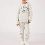 מכנס פוטר עם הדפס- חלק מסט